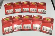 Command Damage-Free Hanging Hooks, White, Holds 0.5 lb, 30 Total Hooks!