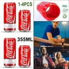 1-4X Hide A Beer Can Cover Sleeve Silicone Coke Case Stubby Cooler Sleeves 355ML