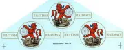 3.1/2" BR Lion Circle and Bar (unit = Pair)