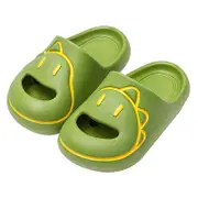Nevenka Kids Slide Sandals Thickened Sole Ergonomic Slippers for Outdoor-Green