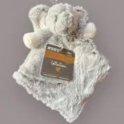 Blankets & And Beyond Plush GRAY SCRUFFY ELEPHANT Security Blanket Lovey NEW