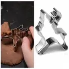 Fondant Chocolate Cookie Cutter Xmas Reindeer Biscuit Mold Stainless Steel