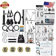 Versatile Cable Pulley System with Heavy-Duty Pulleys for Complete Workouts