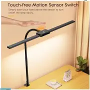 Double Desk Lamp ,lamp, Gesture Sensor Switch, LED Gooseneck 50 Lighting Modes