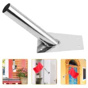 Multi-directional Flag Pole Holder Wall Mount Bracket Oblique Flagpole Base