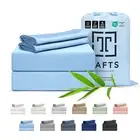 Tafts 100% Viscose derived from Bamboo Sheets Twin Size Bed Sheet Set, 17 Inc...