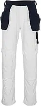 Mascot 08331-630-61-90C64 Craftsmen's Trousers Fasano Size L90cm/C64 in White/Marine Blue
