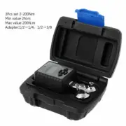 1/2'' Steel Digital Torque Wrench Adapter Adjustable Electronic Spanner 2-200Nm