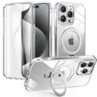 For iPhone 16 Plus 15 14 Pro Max 13 Shockproof Magsafe Ring Stand Case Cover