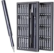 50-in-1 Small Screwdriver Set, [Super Durable] Tiny Torx Screwdriver Fits All Ring Doorbell, Precision Magnetic Mini Repair Tool Kit for Watch, Laptop, Eyeglass, Camera, Men Gift Screw Driver