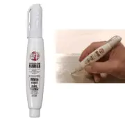1 Pc Metal Tip White Paint Marker Steel Writer Multi Surface Marking Automotive