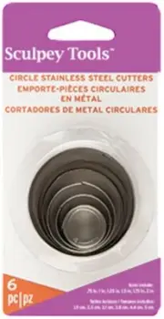 Sculpey Premo Graduated Cutter Set 6/Pkg-Circle