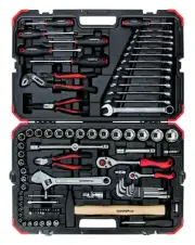 Gedore Red Socket wrench set 1/4 + 1/2 10-32mm 100pcs R46003100