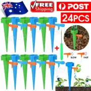 4-24X Plant Water Funnel Self Watering Spikes Slow Release Control Valve SwiCF