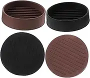 SEWACC 4pcs Replaceable Furniture Cups Durable Non Slip Chair Wheel Stoppers Design for Protecting Floors from Scratches and Wear Compatible with Various Furniture Types