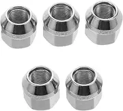 GANAZONO 5pcs Car Flange Nut and Tire Studs for Secure Fit Open Lug Nuts for Easy Installation Enhanced Stability and Vehicle Safety for Tire Modification