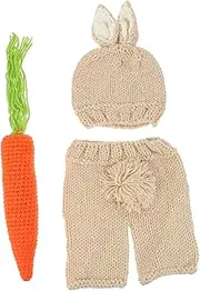 Healeved Baby Photo Props Set Easter Carrot Costume Toddler Outfits Photo Prop Newborn Costume