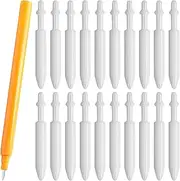 COHEALI 40 Pcs Acrylic Paint Marker Nibs - 0.7mm White Nylon Marker Pen Replacement Tips for Paint Pens, Ideal for Art Projects and Calligraphy