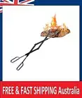 Log Grabber Fireplace Tongs Wood Fired Oven Tool Grill Camping Fire Pit Tool AUS