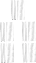 Tofficu 5sets Erasable Chalkboard Markers White Pen Water Based Chalk Markers Thin Dry Erase Versatile for Signs Glass More 20pcs*5