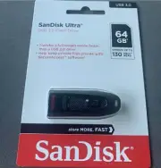 SanDisk Ultra 64 GB 3.0 USB Flash Drive NEW!