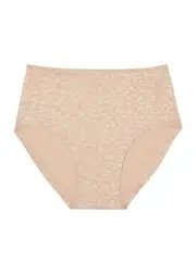 Chantelle Soft Stretch Leopard Hipster Briefs - Beige ONE SIZE