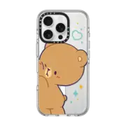 iPhone 16 Pro Clear Case MagSafe Compatible Bumping Mocha