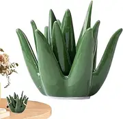 [Generic] Aloe Ring Holder - Ceramic Ring Trinket Organizer | Aloe Ring Holder, Jewelry Organizer, Cute Trinket Rack for Christmas Thanksgiving Birthday Decor