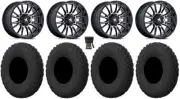 MSA ThunderLips 14" Wheels Machined 30" Gripper R/T Tires Can-Am Maverick X3