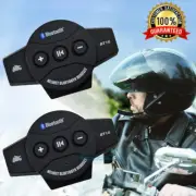 Motorcycle Helmet Bluetooth Headset Speaker Headphone Call Control & Music Share