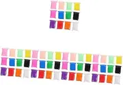 VICASKY 60 Packs Colored Clay DIY Kit Modeling Clay Kit Clay Craft Kit Modeling Clay for Kid Playthings Kid DIY Plaything Clay Kit for DIY Kid DIY Clay Light Clay