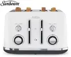 Sunbeam TA2740W 4-Slice Toaster Set - Ocean Mist White