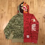 BAPE XXV CITIES CAMO ape head tiger full zip hoodie A Bathing Ape Size L