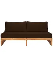Safavieh Couture Julianne Teak Patio Sofa