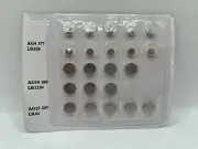 Button Cell Battery VALUE Pack Assorted 26 Batteries LR626/LR1130/LR44 New
