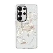 Galaxy S25 Ultra Clear Magnetic Case Map of Kowloon