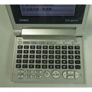 ੈ✿ CASIO 日文電子辭典XD-C200 輕便型彩色畫面 五十音鍵盤 明鏡 外來語字典 方便輕巧 功能完全正常九成新