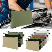 3/6Pcs Canvas Zipper Tool Bag 12 inch Waterproof Tool Pouches Multipurpose mo╮