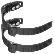 2Pcs Bindings Black Snowboard Binding Straps Replacement Repair