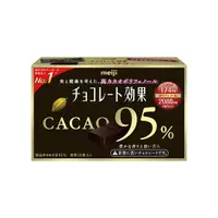 在飛比找Yahoo奇摩購物中心優惠-meiji 明治 CACAO 95%黑巧克力 (60g/盒)