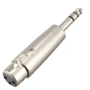 XLR to female 6.3mm JACK LEAD PLUG Mic Microphone Patch Cable Adapter O7P89263