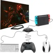 Keyboard Mouse Converter USB Connection Adapter Compatibility PS4 PS3 Xbox One 360 Nintendo Switch Lite Gaming Accessory Plug and Play