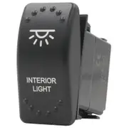Switch Boss Dual White LED Laser Etched Rocker Switch - Interior Light