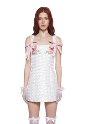 [Sugar Thrillz] Pixie Stardust Mini Dress - Floral Basket