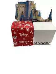 2021 Disney Parks Collection Exclusive Pandora Holiday Christmas 3 Charm Set.