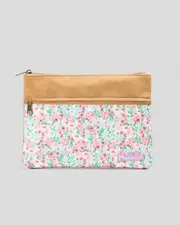 [Mooloola] Mooloola Sweet Pea Large Pencil Case in Pink/Blue One Size Pink/Blue