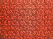 Whirly Whirl "Black on Orange" Quilting Fabric by the yard