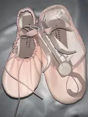 Freestyle By Danskin Pink Ballet Flats Girl's Size 2 New With Tagss