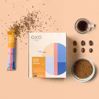 在飛比找蝦皮購物優惠-萊素客棧Vegan oko純黑即溶咖啡(30入/100入） 