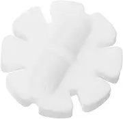 Stirrer Bar Ptfe Rotor Gear Shape Coating White Lab Tool